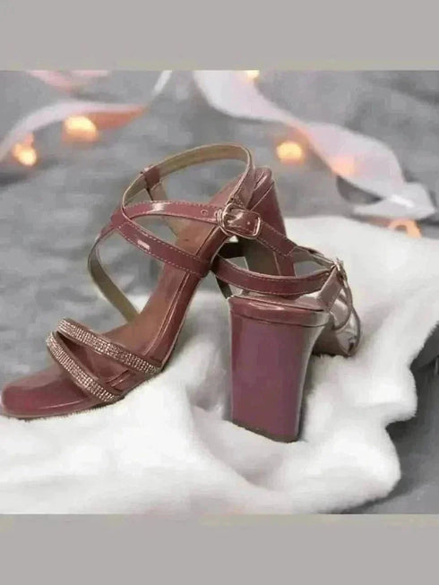 Coffee Brown Heels - cunei
